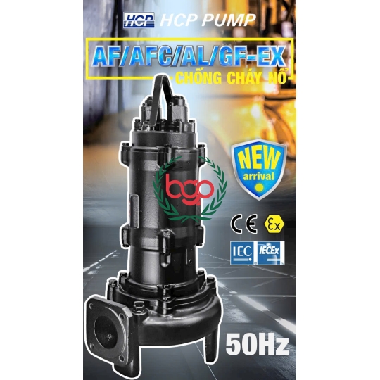 BƠM CHÌM CHỐNG CHÁY NỔ HCP 50AFU21.5L-MS-Ex