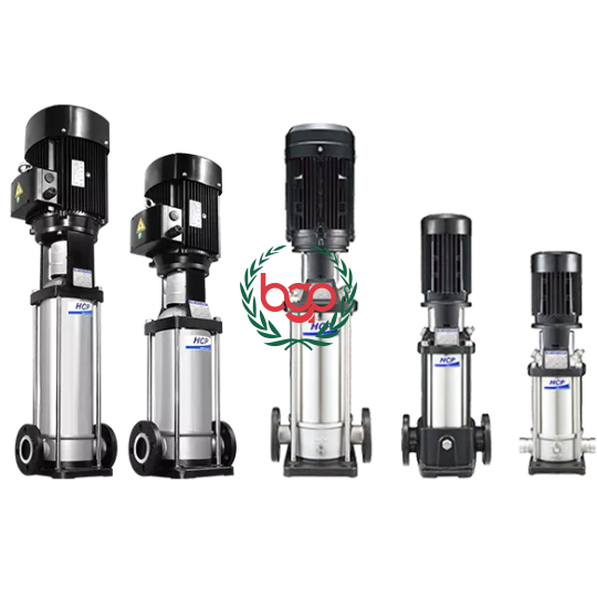BƠM TRỤC ĐỨNG ĐA TẦNG CÁNH HCP HVM 20-120